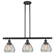 Innovations 213-OB-G172 Three Light Island Pendant, Oil Rubbed Bronze
