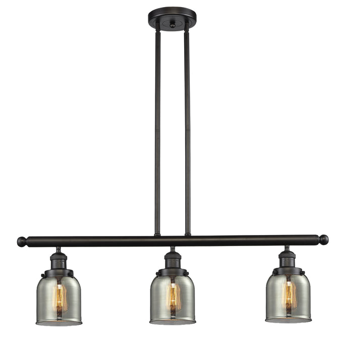 Innovations 213-OB-G53 Three Light Island Pendant, Oil Rubbed Bronze