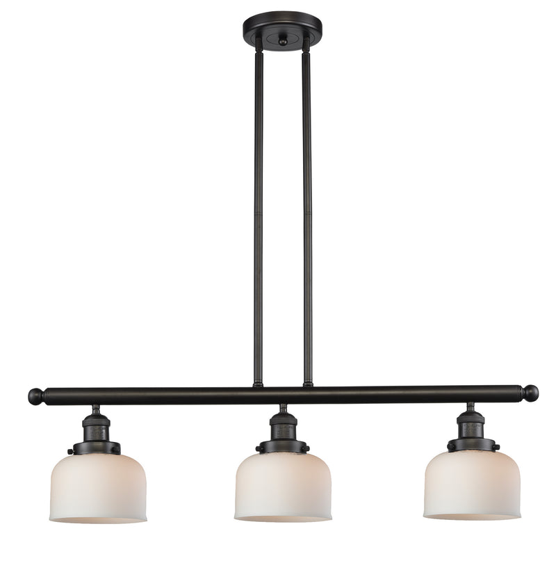Innovations 213-OB-G71 Three Light Island Pendant, Oil Rubbed Bronze