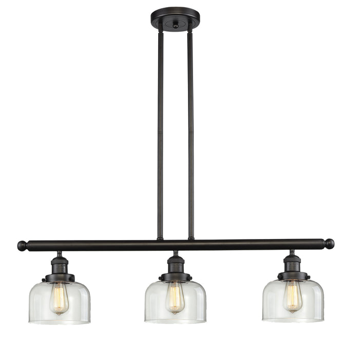 Innovations 213-OB-G72 Three Light Island Pendant, Oil Rubbed Bronze