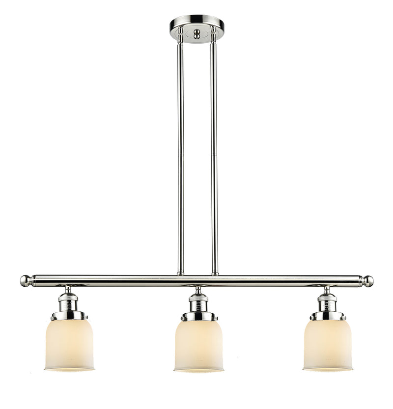 Innovations 213-PN-G51 Three Light Island Pendant, Polished Nickel