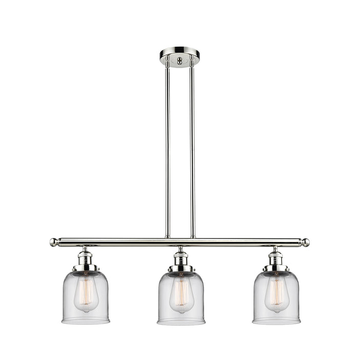 Innovations 213-PN-G52 Three Light Island Pendant, Polished Nickel