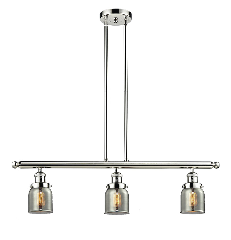 Innovations 213-PN-G53 Three Light Island Pendant, Polished Nickel