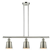 Innovations 213-PN-M9 Three Light Island Pendant, Polished Nickel