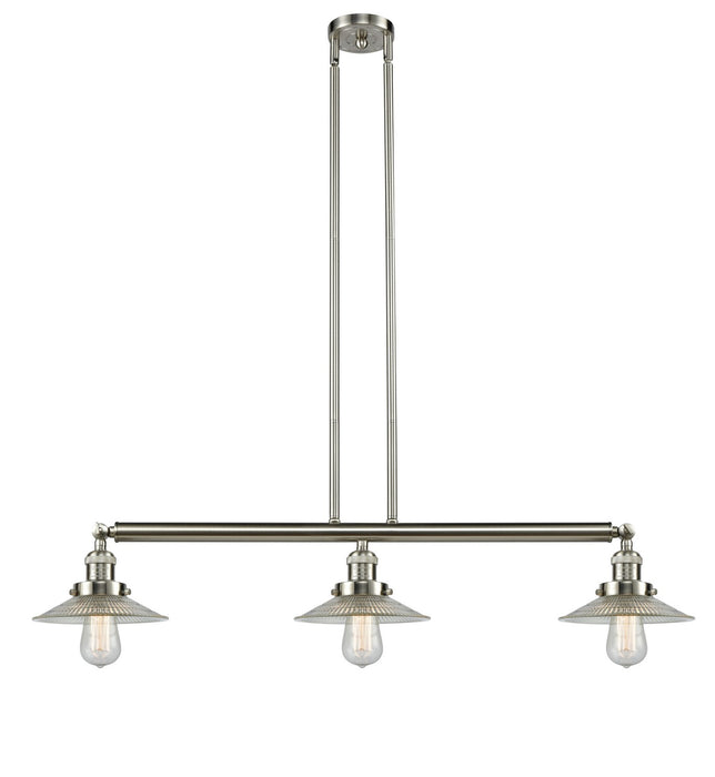 Innovations 213-SN-G2 Three Light Island Pendant, Brushed Satin Nickel