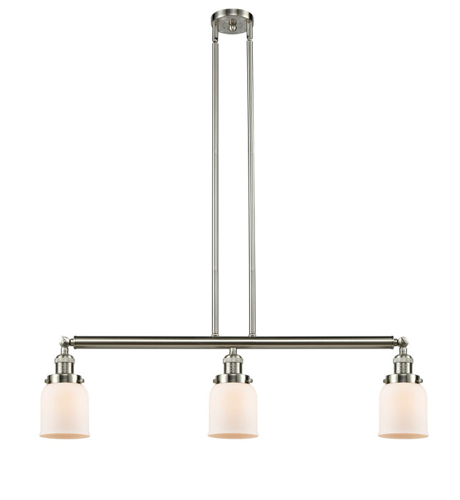 Innovations 213-SN-G51 Three Light Island Pendant, Brushed Satin Nickel