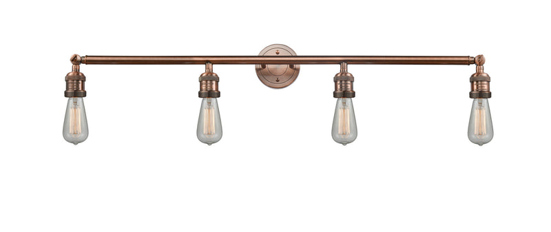 Innovations 215-AC Four Light Bath Vanity, Antique Copper