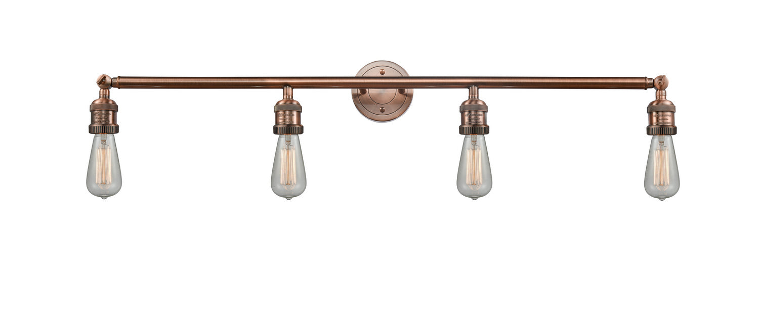 Innovations 215-AC Four Light Bath Vanity, Antique Copper