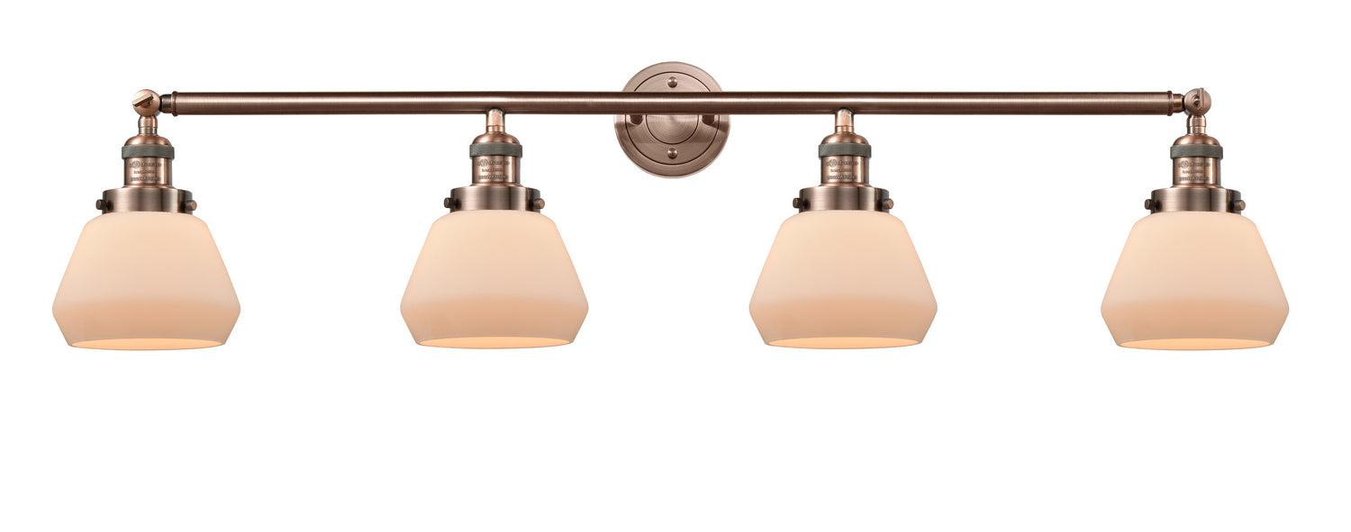 Innovations 215-AC-G171 Four Light Bath Vanity, Antique Copper