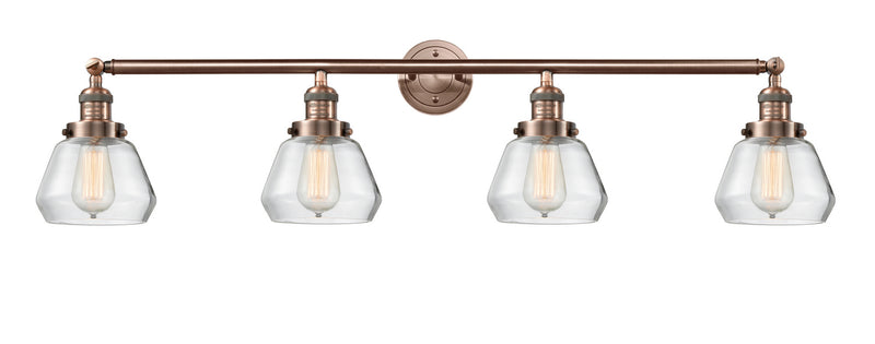 Innovations 215-AC-G172 Four Light Bath Vanity, Antique Copper