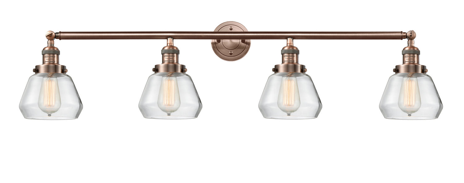 Innovations 215-AC-G172 Four Light Bath Vanity, Antique Copper