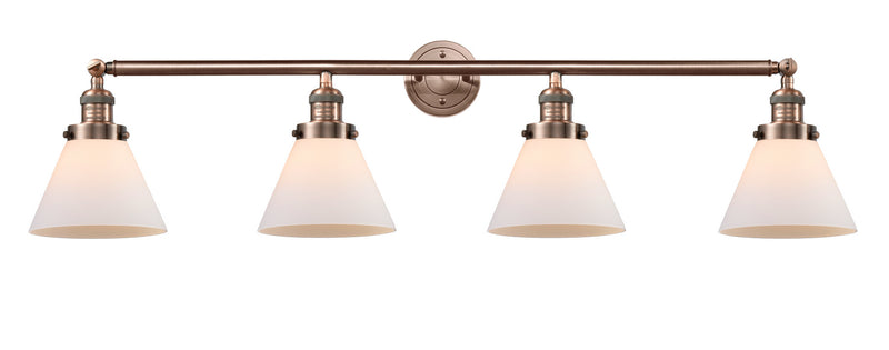 Innovations 215-AC-G41 Four Light Bath Vanity, Antique Copper