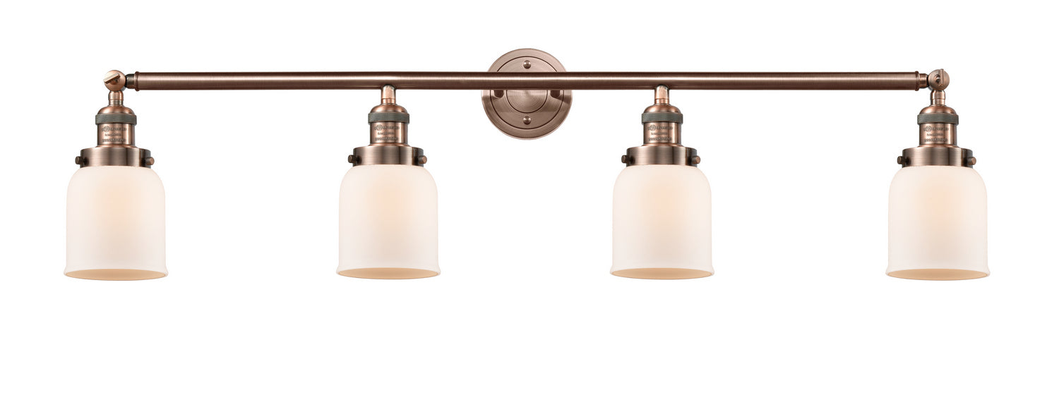 Innovations 215-AC-G51 Four Light Bath Vanity, Antique Copper