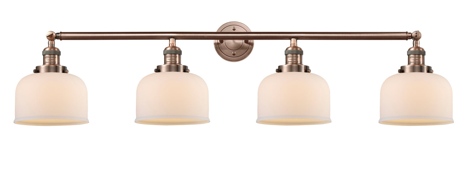 Innovations 215-AC-G71 Four Light Bath Vanity, Antique Copper