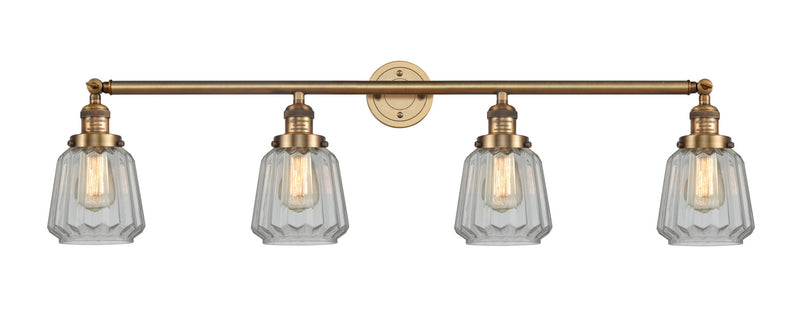 Innovations 215-BB-G142 Four Light Bath Vanity, Brushed Brass