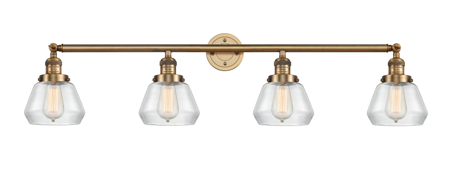 Innovations 215-BB-G172 Four Light Bath Vanity, Brushed Brass