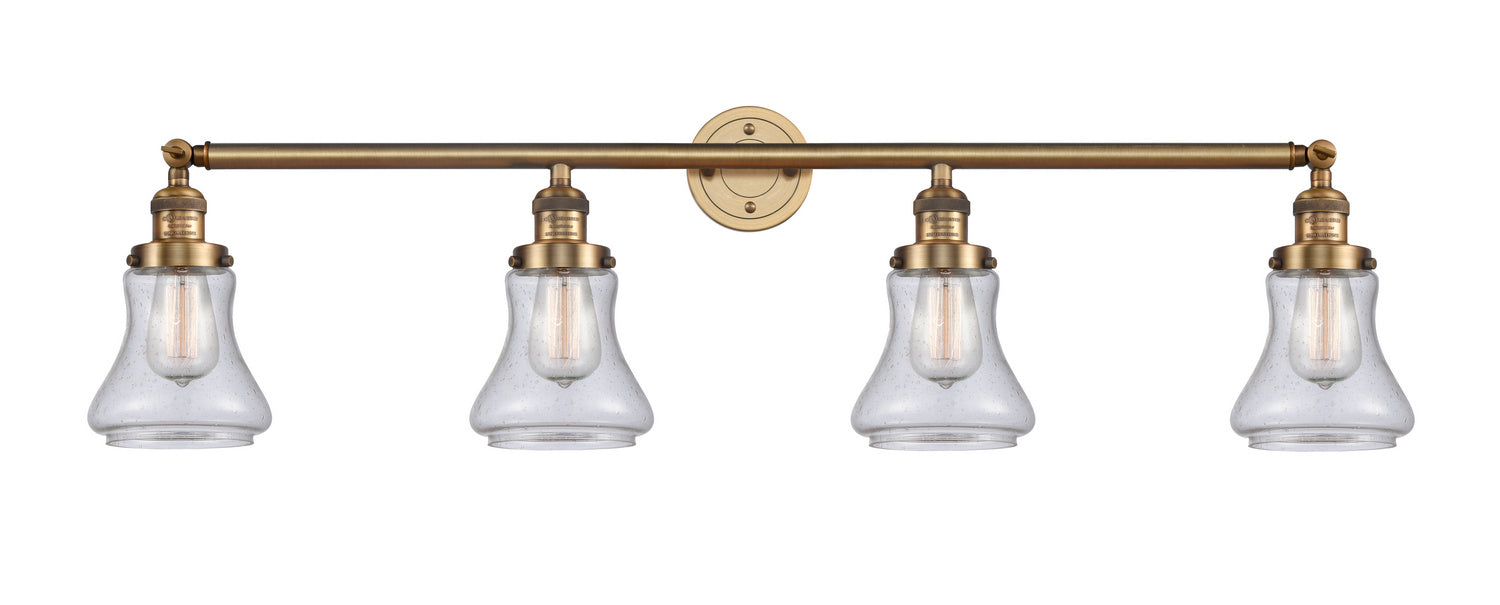 Innovations 215-BB-G194 Four Light Bath Vanity, Brushed Brass