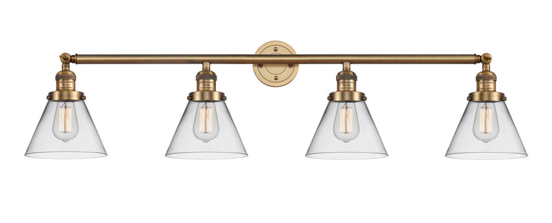 Innovations 215-BB-G42 Four Light Bath Vanity, Brushed Brass