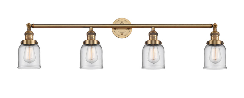 Innovations 215-BB-G52 Four Light Bath Vanity, Brushed Brass