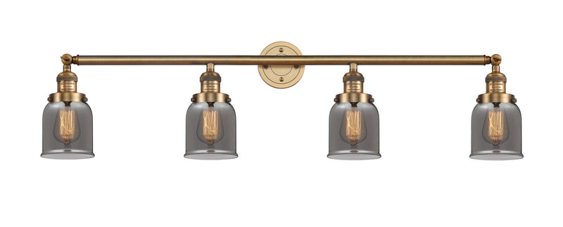 Innovations 215-BB-G53 Four Light Bath Vanity, Brushed Brass