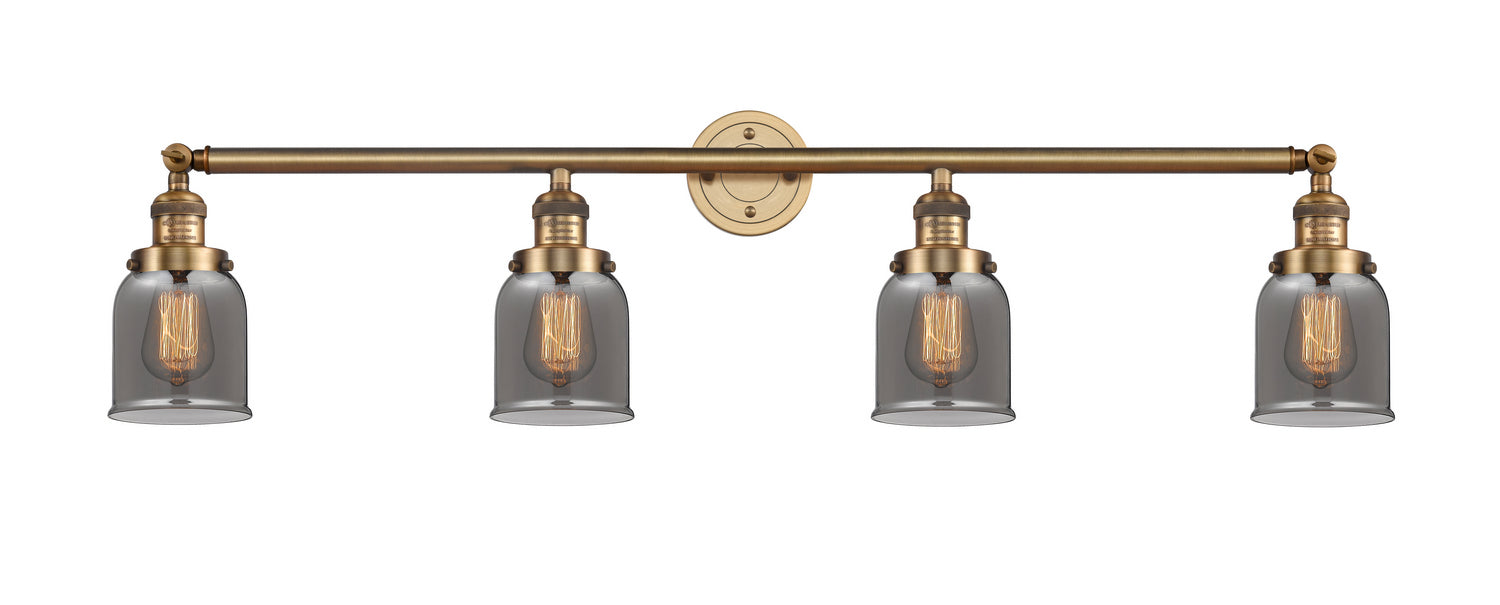Innovations 215-BB-G53 Four Light Bath Vanity, Brushed Brass