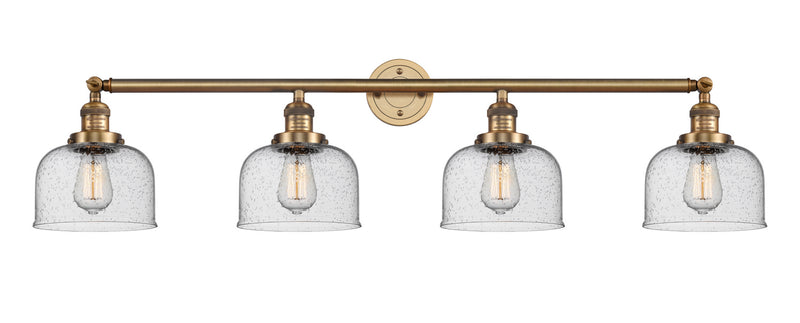 Innovations 215-BB-G74 Four Light Bath Vanity, Brushed Brass