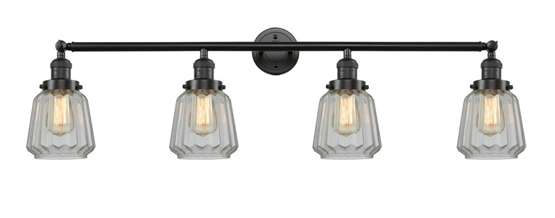 Innovations 215-OB-G142 Four Light Bath Vanity, Oil Rubbed Bronze