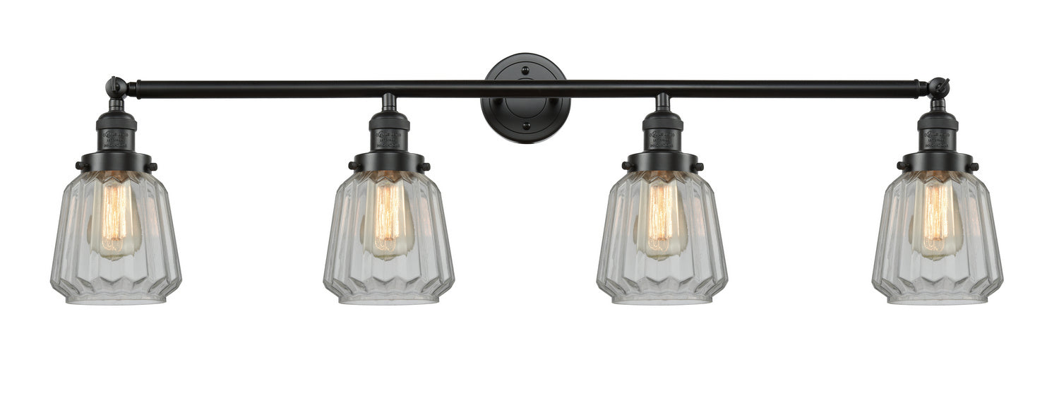 Innovations 215-OB-G142 Four Light Bath Vanity, Oil Rubbed Bronze