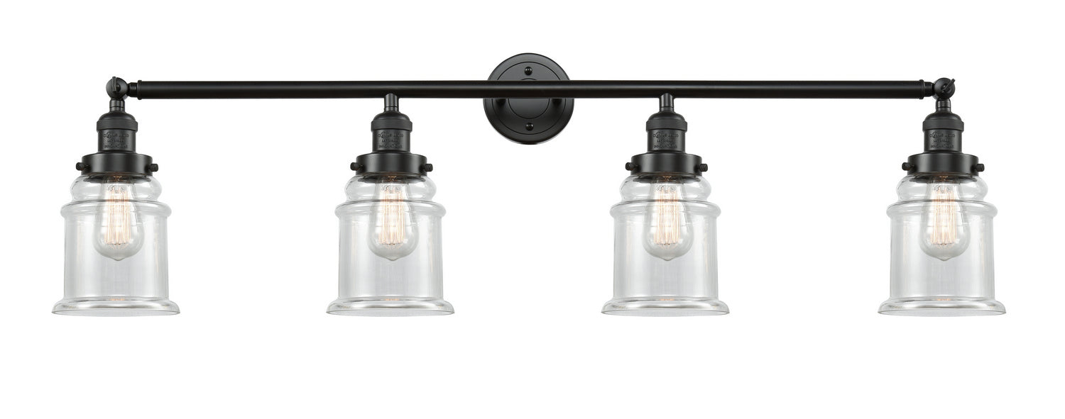 Innovations 215-OB-G182 Four Light Bath Vanity, Oil Rubbed Bronze
