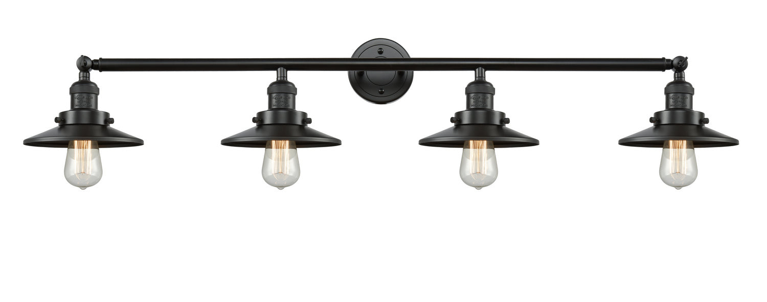 Innovations 215-OB-M5 Four Light Bath Vanity, Oil Rubbed Bronze