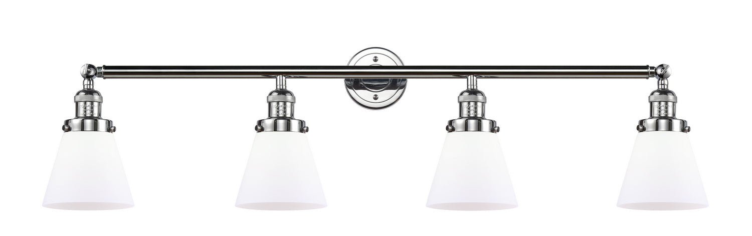 Innovations 215-PC-G61 Four Light Bath Vanity, Polished Chrome