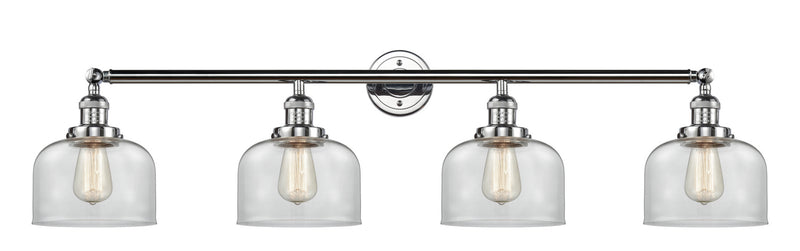 Innovations 215-PC-G72 Four Light Bath Vanity, Polished Chrome