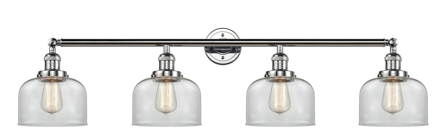 Innovations 215-PC-G72 Four Light Bath Vanity, Polished Chrome