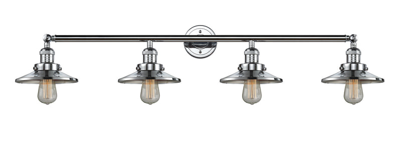 Innovations 215-PC-M7 Four Light Bath Vanity, Polished Chrome