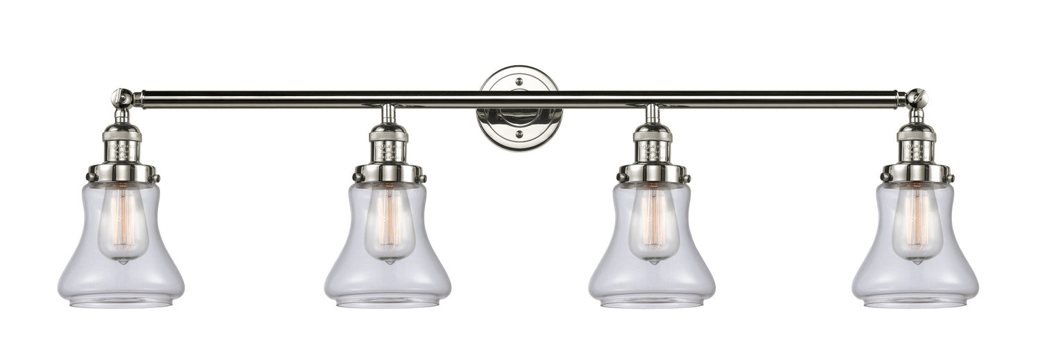 Innovations 215-PN-G192 Four Light Bath Vanity, Polished Nickel