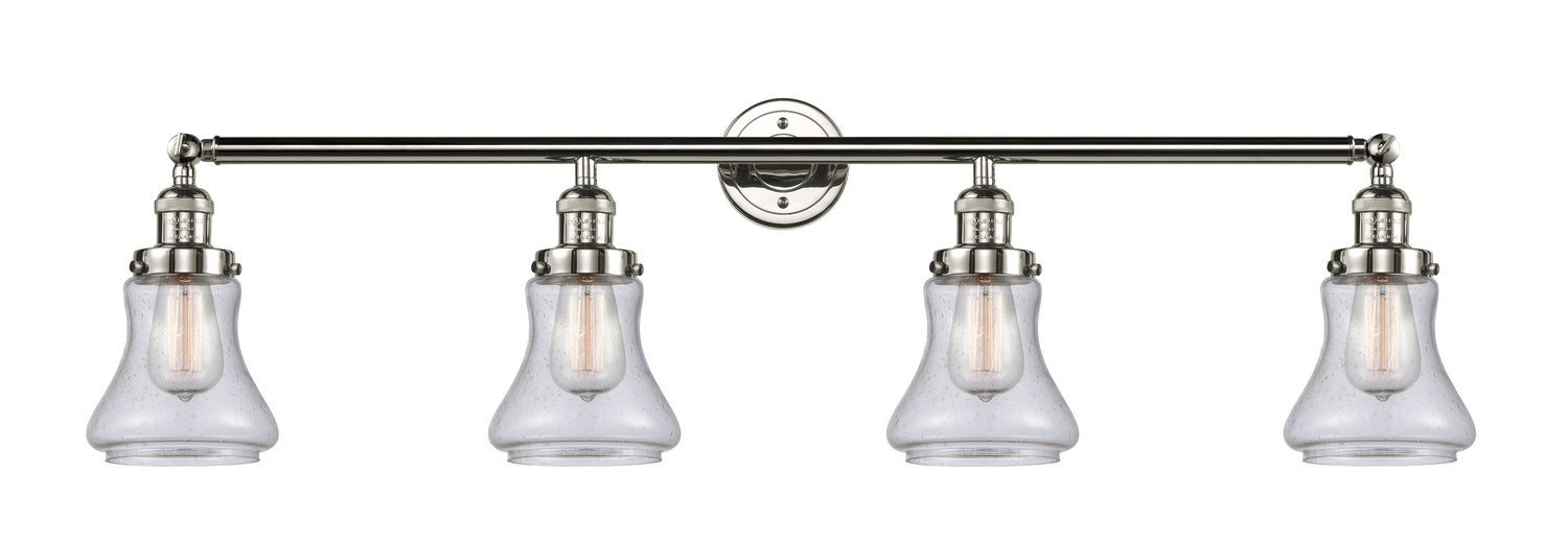 Innovations 215-PN-G194 Four Light Bath Vanity, Polished Nickel