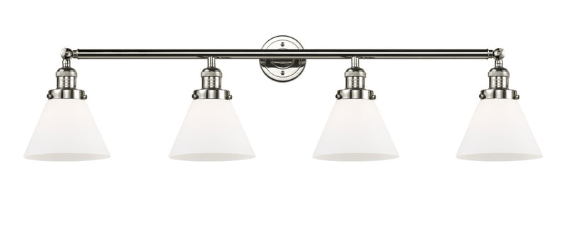 Innovations 215-PN-G41 Four Light Bath Vanity, Polished Nickel