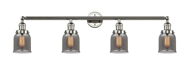 Innovations 215-PN-G53 Four Light Bath Vanity, Polished Nickel
