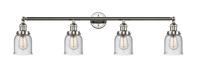 Innovations 215-PN-G54 Four Light Bath Vanity, Polished Nickel