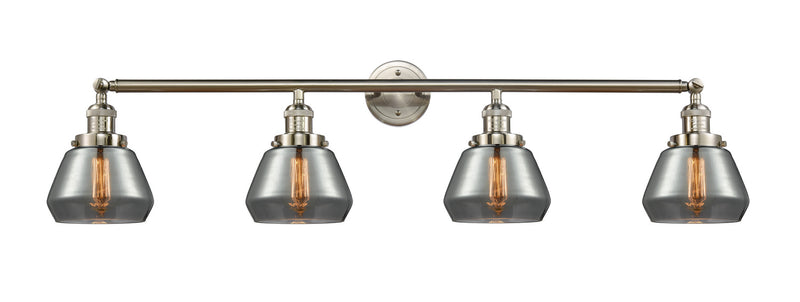 Innovations 215-SN-G173 Four Light Bath Vanity, Brushed Satin Nickel