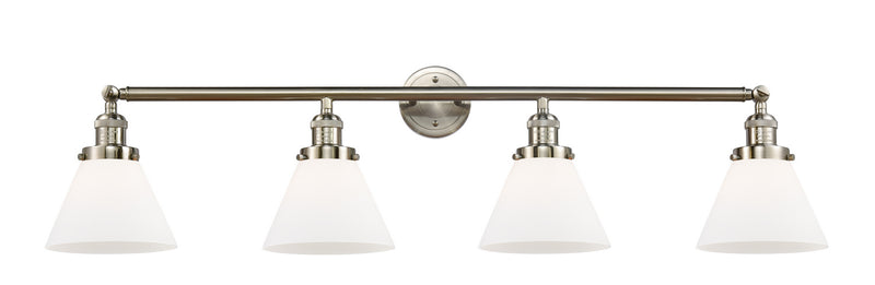 Innovations 215-SN-G41 Four Light Bath Vanity, Brushed Satin Nickel