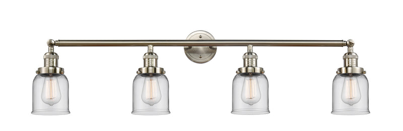 Innovations 215-SN-G52 Four Light Bath Vanity, Brushed Satin Nickel