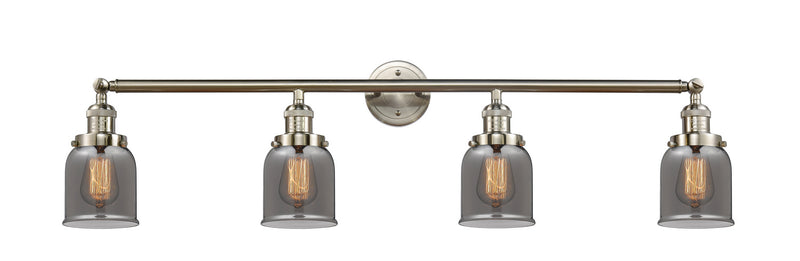 Innovations 215-SN-G53 Four Light Bath Vanity, Brushed Satin Nickel