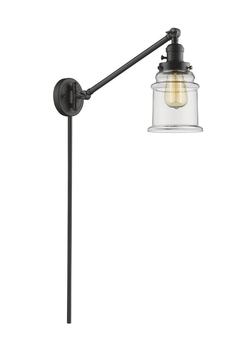 Innovations 237-OB-G182 One Light Swing Arm Lamp, Oil Rubbed Bronze