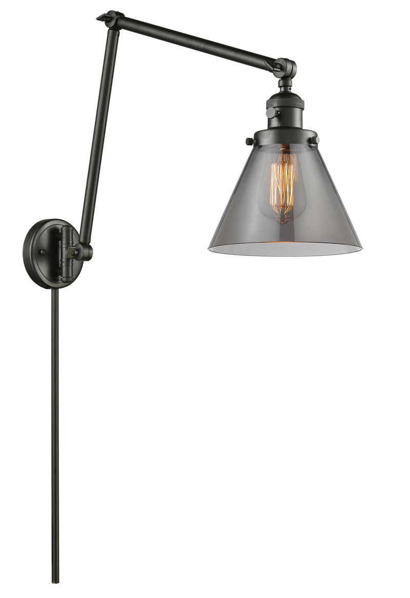 Innovations 238-OB-G43 One Light Swing Arm Lamp, Oil Rubbed Bronze