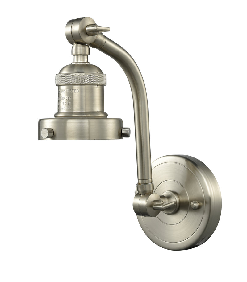 Innovations 515-1W-SN One Light Wall Sconce, Brushed Satin Nickel