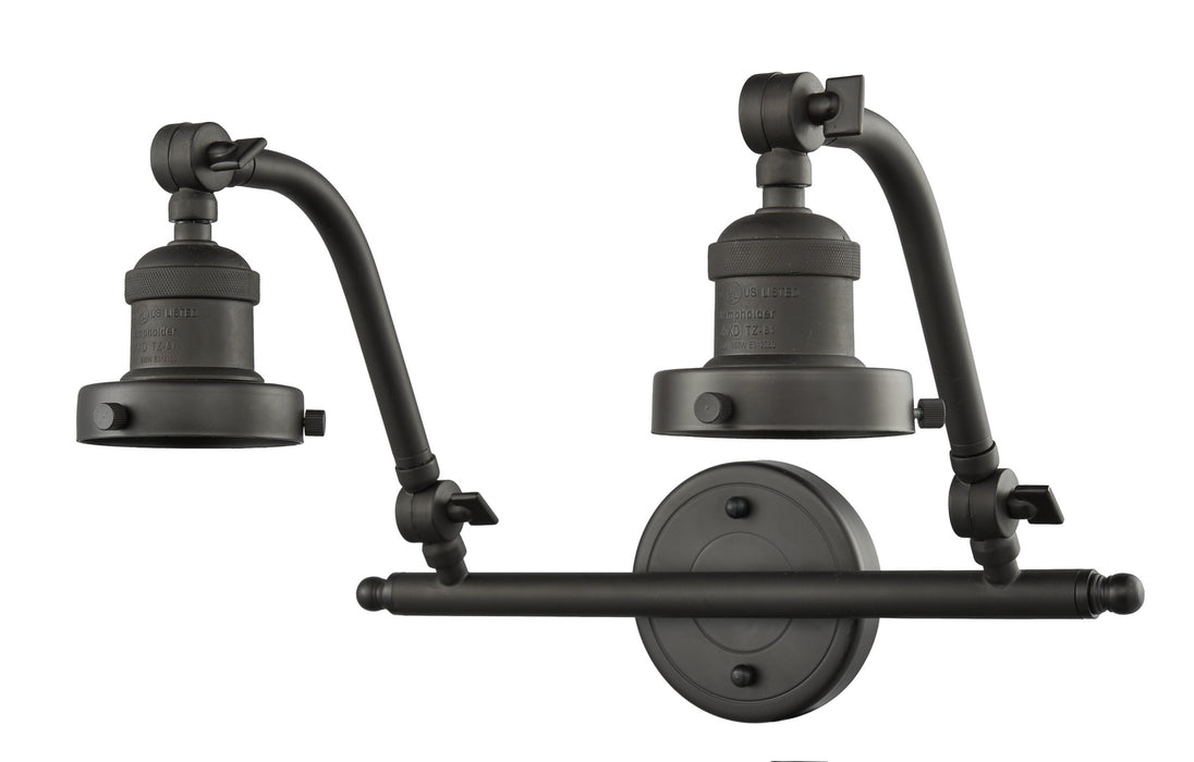 Innovations 515-2W-OB Two Light Bath Vanity, Oil Rubbed Bronze