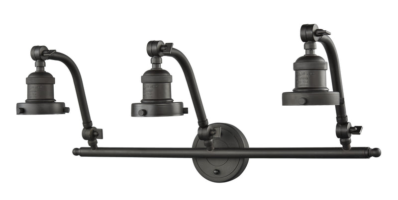 Innovations 515-3W-OB Three Light Bath Vanity, Oil Rubbed Bronze