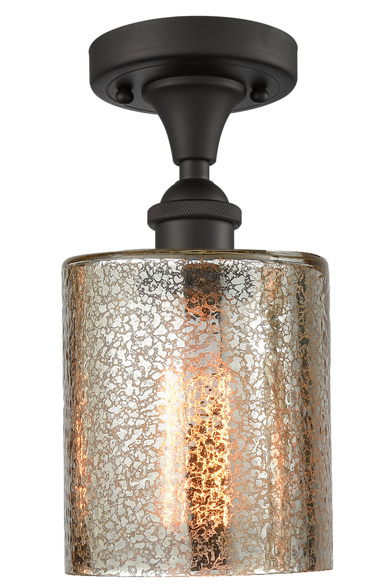 Innovations 516-1C-OB-G116 One Light Semi-Flush Mount, Oil Rubbed Bronze