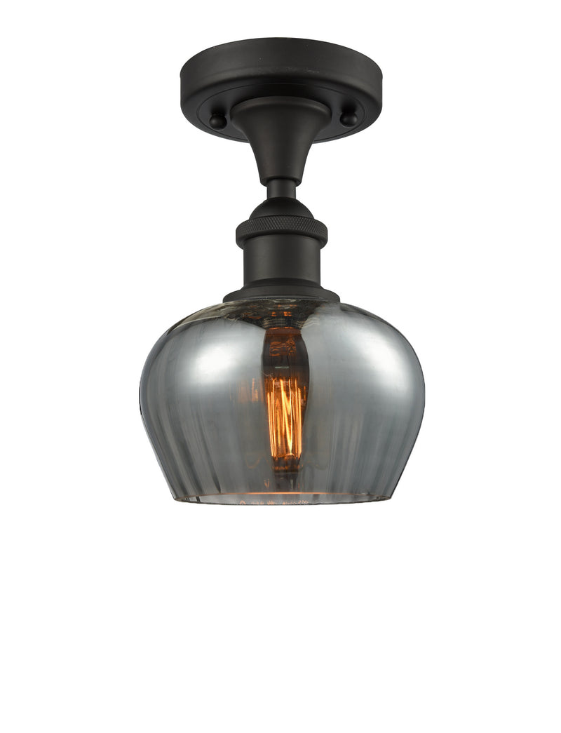 Innovations 516-1C-OB-G93 One Light Semi-Flush Mount, Oil Rubbed Bronze